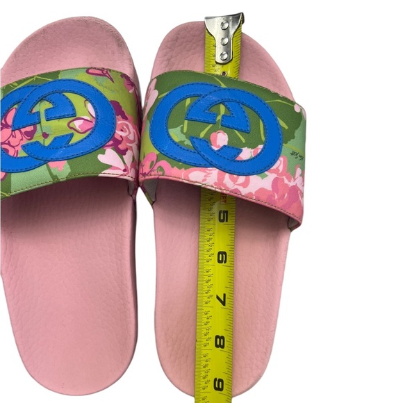 GUCCI X KEN SCOTT Interlocking G Womens
Slides Sandals 35 - Picture 10 of 13